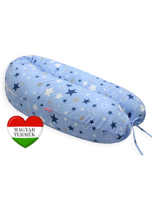 Scamp szoptatós párna univerzális pamut Blue White Little Big SZPE257