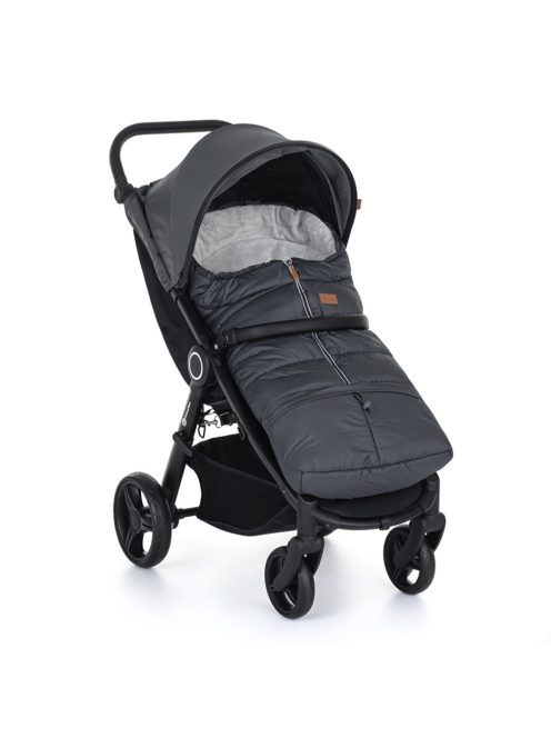 Petite and Mars Téli szett Jibot 3in1 bundazsák és kézmelegítõ kesztyû babakocsira Jasie Charcoal Grey