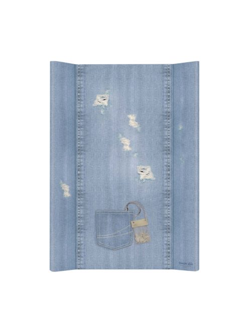 Ceba pelenkázó lap puha 2 oldalú 50x70cm Denim style shabby kék