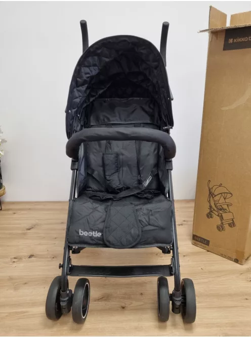 KikkaBoo BEETLE babakocsi, 22 kg-ig, összecsukható, könnyű, kompakt, fekete OUTLET termék