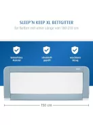 Reer Sleep'n Keep leesésgátló rács babaágyhoz, 150 cm hosszú, 180–210 cm hosszú ágyakhoz OUTLET termék