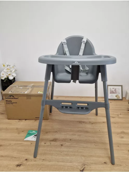 Bebeconfort Meely 2 az 1-ben állítható etetőszék, Dark Grey OUTLET termék