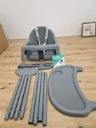 Bebeconfort Meely 2 az 1-ben állítható etetőszék, Dark Grey OUTLET termék