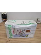 Ingenuity Hugs & Hoots bébihinta Swing and Go Portable Swing, összecsukható és hordozható bébihinta, 5 ringatási sebesség, születéstől 9 kg-ig OUTLET termék