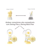 Medela PersonalFit Flex csatlakozó, Medela - Csatlakozó mellszívó tölcsérhez, OUTLET termék