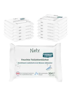   Naty baba nedves törlőkendő, 98% víz,  (1db-os csomag, 42db -os ) OUTLET termék