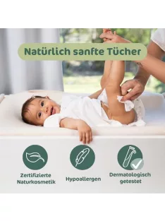   Naty baba nedves törlőkendő, 98% víz,  (1db-os csomag, 42db -os ) OUTLET termék