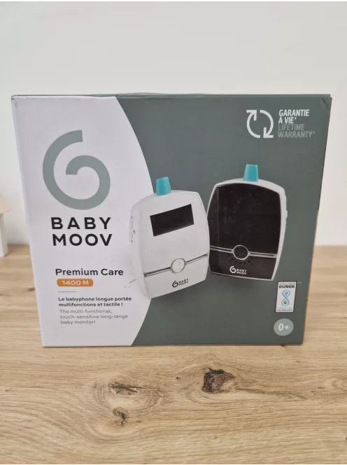Babymoov Premium Care babaőrző - Digital Green Technology, alacsony sugárzás, 1400 m hatótávolság OUTLET termék