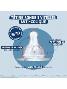   Dodie Sensation+ Anti-Colic cumisüvegek 3x330ml - tukános, OUTLET termék