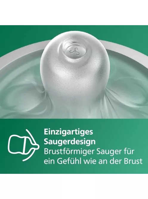 Philips Avent Natural Response üveg cumisüveg 240 ml 2 db-os csomag, 3 hótól SCY933/02, OUTLET termék