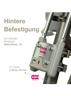  OKBABY - Kiegészítő tartók  Fastening System - kerékpárülésekhez - OKBABY Baby Shield és 10+ modellekhez OUTLET termék
