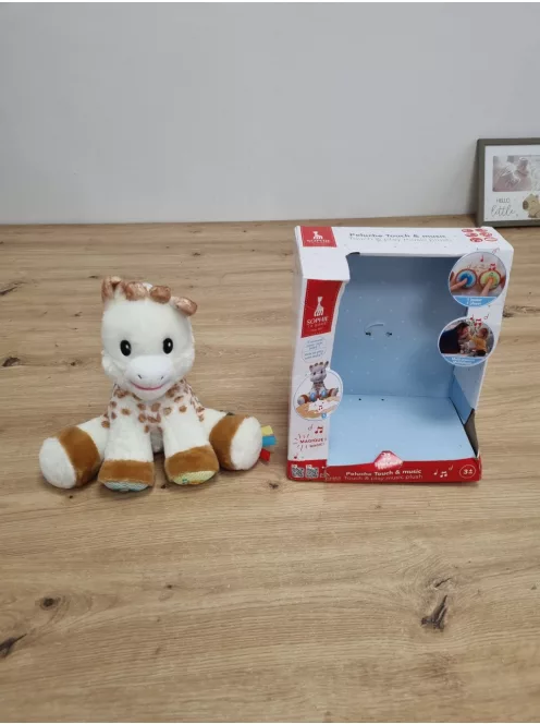 Sophie la Girafe Touch and Play zenélő plüss, OUTLET termék