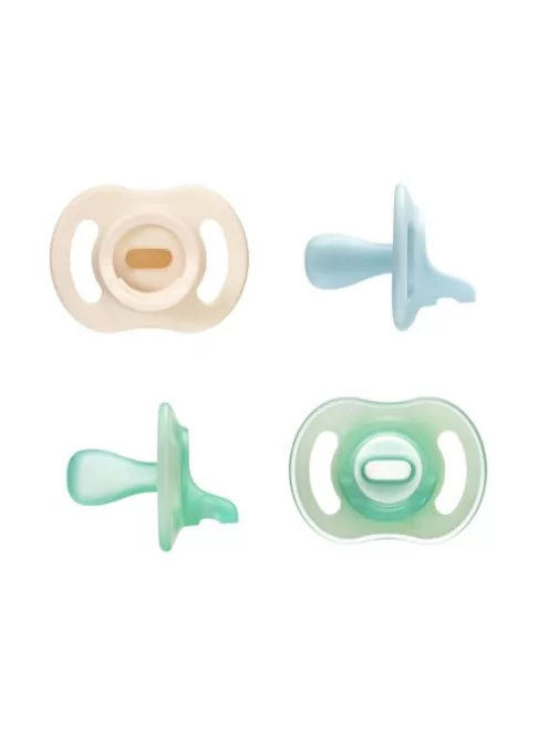 Tommee Tippee Ultrakönnyű StayPut és Night Glow cumi, 0-6 hónap, 4 db-os csomag, OUTLET termék
