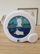 Pabobo Stupid Essential nappal-éjszaka tanulást segítő digitális ébresztőóra, fehér OUTLET termék