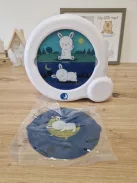 Pabobo Stupid Essential nappal-éjszaka tanulást segítő digitális ébresztőóra, fehér OUTLET termék