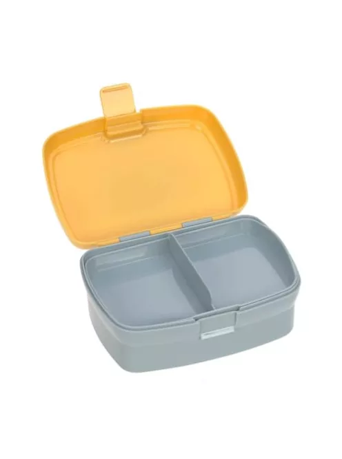 LÄSSIG Uzsonnásdoboz és kulacs szett - Lunch Set uzsonnásdobozzal és kulaccsal (460 ml) oroszlános OUTLET termék