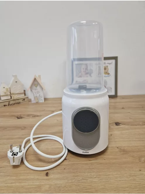 Nuliie 10-in-1 elektromos cumisüveg-melegítő babáknak, anyatejhez vagy tejporhoz, intelligens hőmérséklet-szabályozással és automatikus kikapcsolással, 220V OUTLET termék