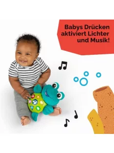   Baby Einstein, békás zenélő plüssjáték, zenei felfedezőjáték, 6 hónapos kortól OUTLET termék