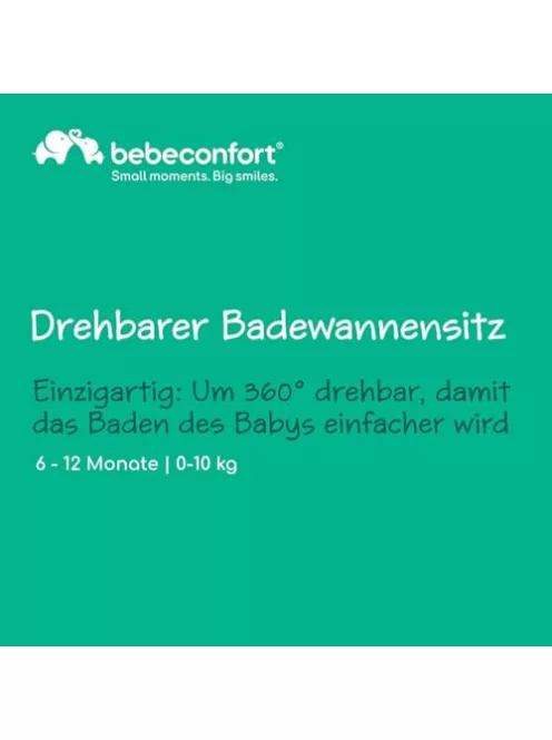 Bebeconfort forgatható kádülés, ergonomikus, 6-12 hónap, 0-10 kg, bézs OUTLET termék