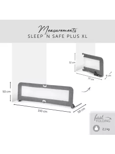   Hauck Sleep N Safe Plus XL ágyvédő rács- 150 cm OUTLET termék