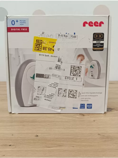 Reer Neo Babyphone digitális, kamera nélküli babaőrző, ECO üzemmód, 250 m OUTLET termék