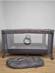   LIONELO Stefi bébi utazóágy születéstől 15 kg-ig, oldalsó bejárattal OUTLET termék