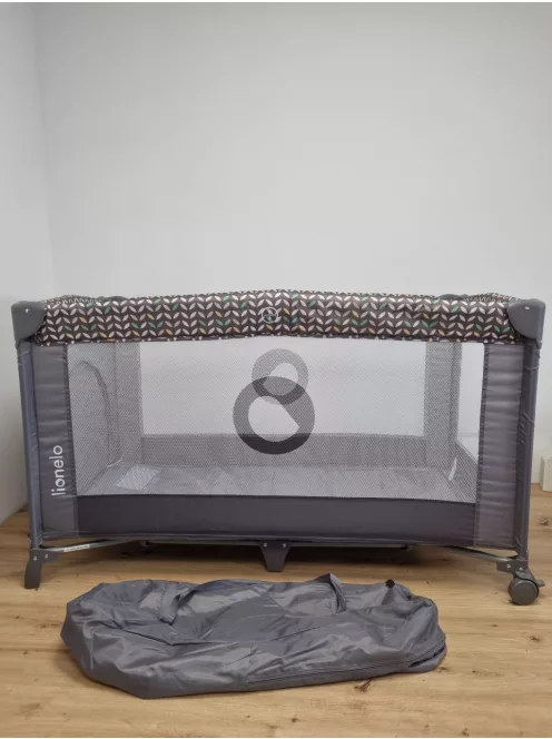 LIONELO Stefi bébi utazóágy születéstől 15 kg-ig, oldalsó bejárattal OUTLET termék