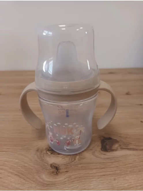 NUK Perfect Match tanulópohár-6+ hónap-150 ml -Csöpögésmentes tanulópohár  majom- OUTLET termék
