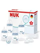 NUK First Choice Perfect Start cumisüveg ajándékszett újszülötteknek, 0–6 hónap, Bálna OUTLET termék