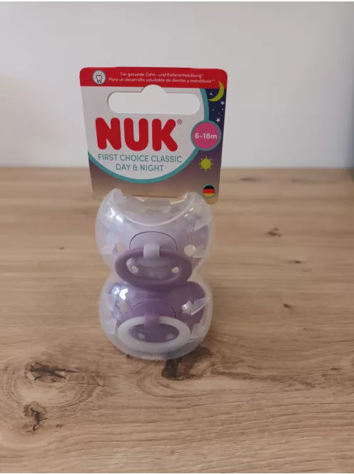 NUK First Choice Classic Day & Night baba cumi, 6-18 hónap OUTLET termék
