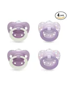 NUK first choice classic day&night lila babacumi 6-18 M OUTLET termék