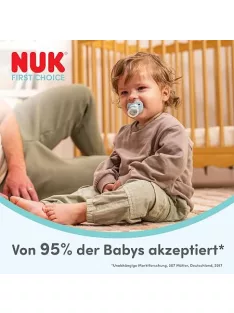   NUK first choice classic day&night lila babacumi 6-18 M OUTLET termék