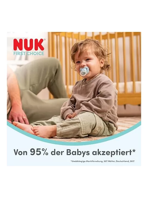 NUK first choice classic day&night lila babacumi 6-18 M OUTLET termék