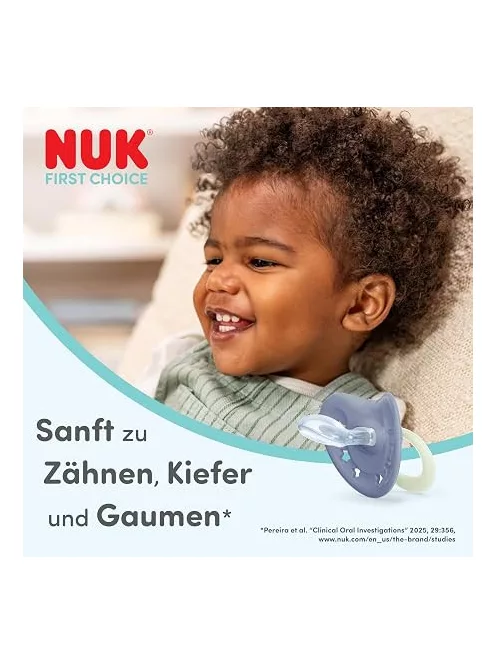 NUK first choice classic day&night lila babacumi 6-18 M OUTLET termék