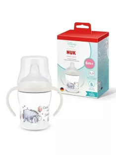   NUK Perfect Match tanulópohár | 6+ hónap -150 ml - Csöpögésmentes- disney minta füles| OUTLET termék