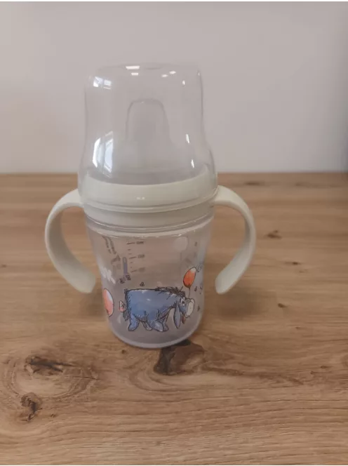 NUK Perfect Match tanulópohár | 6+ hónap -150 ml - Csöpögésmentes- disney minta füles| OUTLET termék