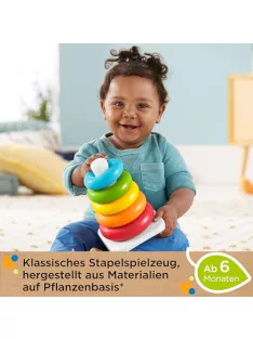   Fisher-Price  piramis torony,  6 hónapos kortól OUTLET termék
