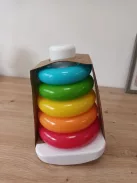Fisher-Price  piramis torony,  6 hónapos kortól OUTLET termék