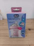 Chicco Natural Feeling kólika elleni cumisüveg 0+ hónapos kortól, 150 ml OUTLET termék