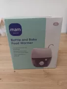 MAM babakoszt- és cumisüveg-melegítő | Cumisüveg-melegítő cumisüvegekhez és bébiételhez | Automatikus hőmérséklet-szabályozással és túlmelegedés elleni védelemmel | szürke OUTLET termék