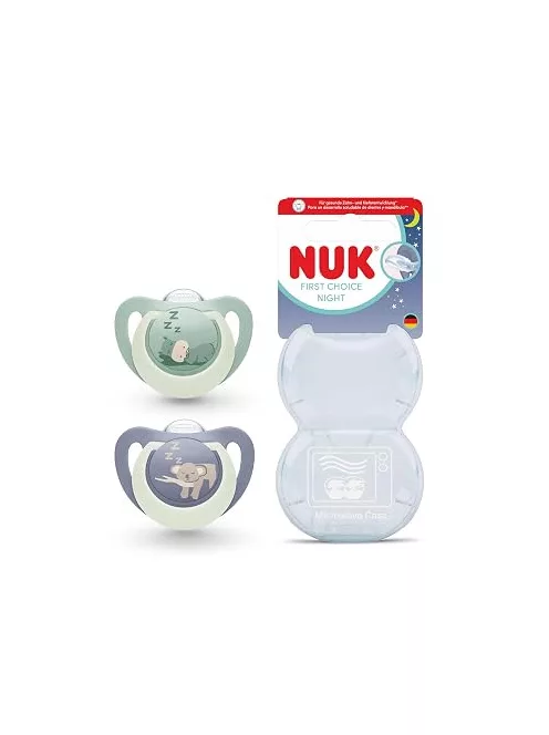 NUK first choice night éjszakai babacumi 2 darabos 6-18 M OUTLET termék
