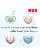 NUK first choice night éjszakai babacumi 2 darabos 6-18 M OUTLET termék