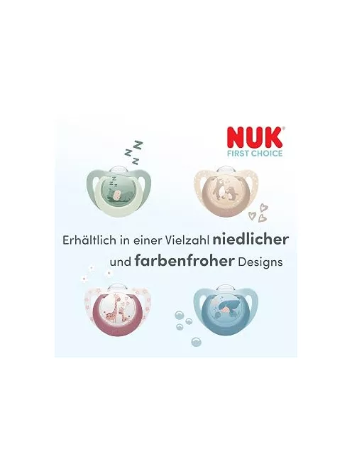 NUK first choice night éjszakai babacumi 2 darabos 6-18 M OUTLET termék