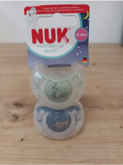 NUK first choice night éjszakai babacumi 2 darabos 6-18 M OUTLET termék