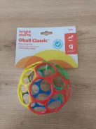 Bright Starts Oball Classic rugalmas és könnyen kezelhető labda, szenzoros aktivitásjáték OUTLET termék
