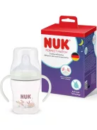 NUK Perfect Match tanulópohár - 6+ hónap -150 ml- Sötétben világít - Nyuszi- OUTLET termék