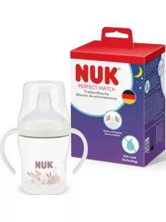   NUK Perfect Match tanulópohár - 6+ hónap -150 ml- Sötétben világít - Nyuszi- OUTLET termék
