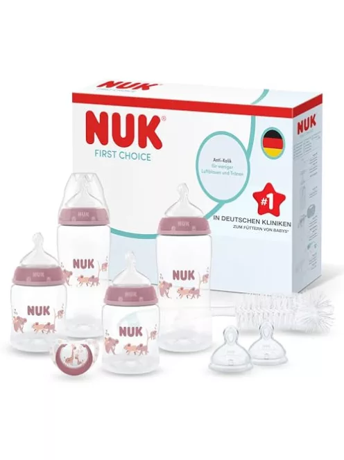 NUK First Choice Perfect Start cumisüveg ajándékszett újszülötteknek | 0–6 hónap 6 db- os OUTLET termék