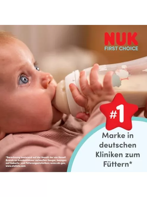 NUK First Choice Perfect Start cumisüveg ajándékszett újszülötteknek | 0–6 hónap 6 db- os OUTLET termék