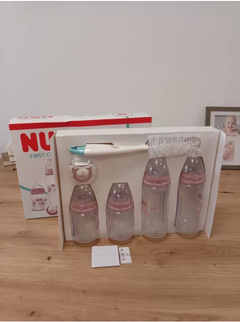 NUK First Choice Perfect Start cumisüveg ajándékszett újszülötteknek | 0–6 hónap 6 db- os OUTLET termék
